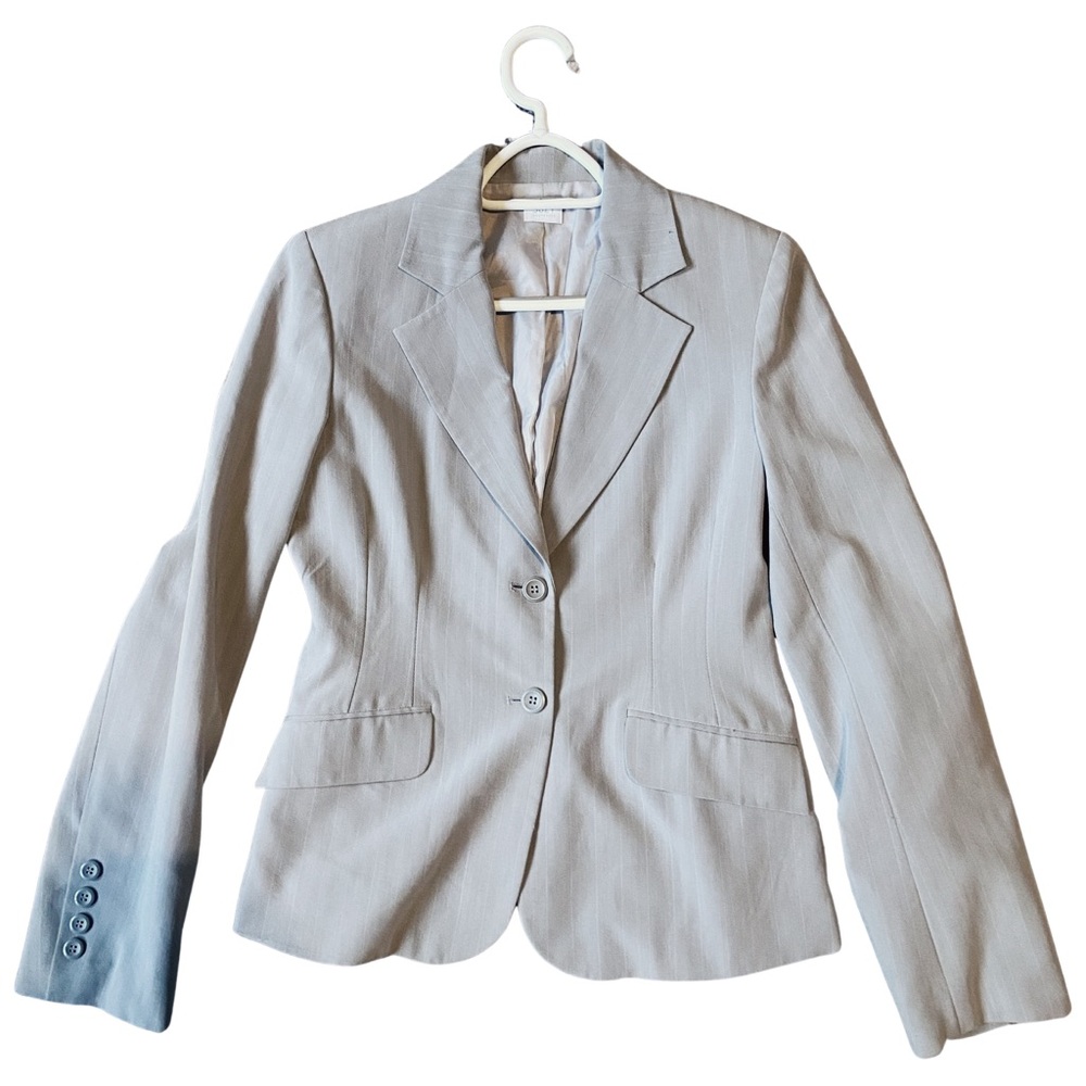 Suzy Shier Light Gray Blazer - Picture 5 of 8